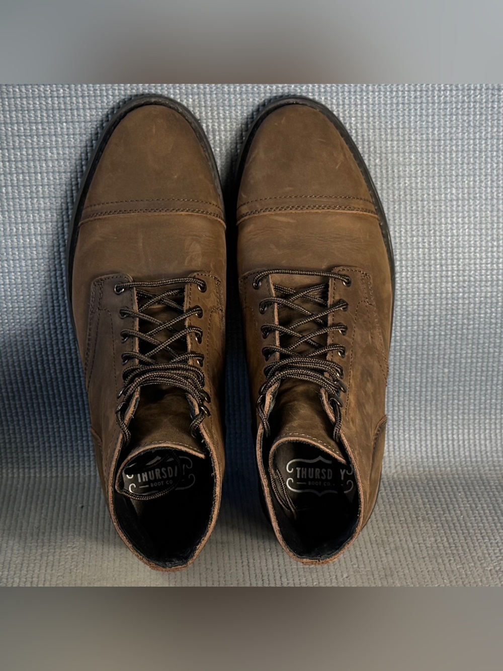 Thursday Boot Co Men’s Captain Everyday Brown Handcrafted Leather Boots Size 11 - Picture 5 of 9
